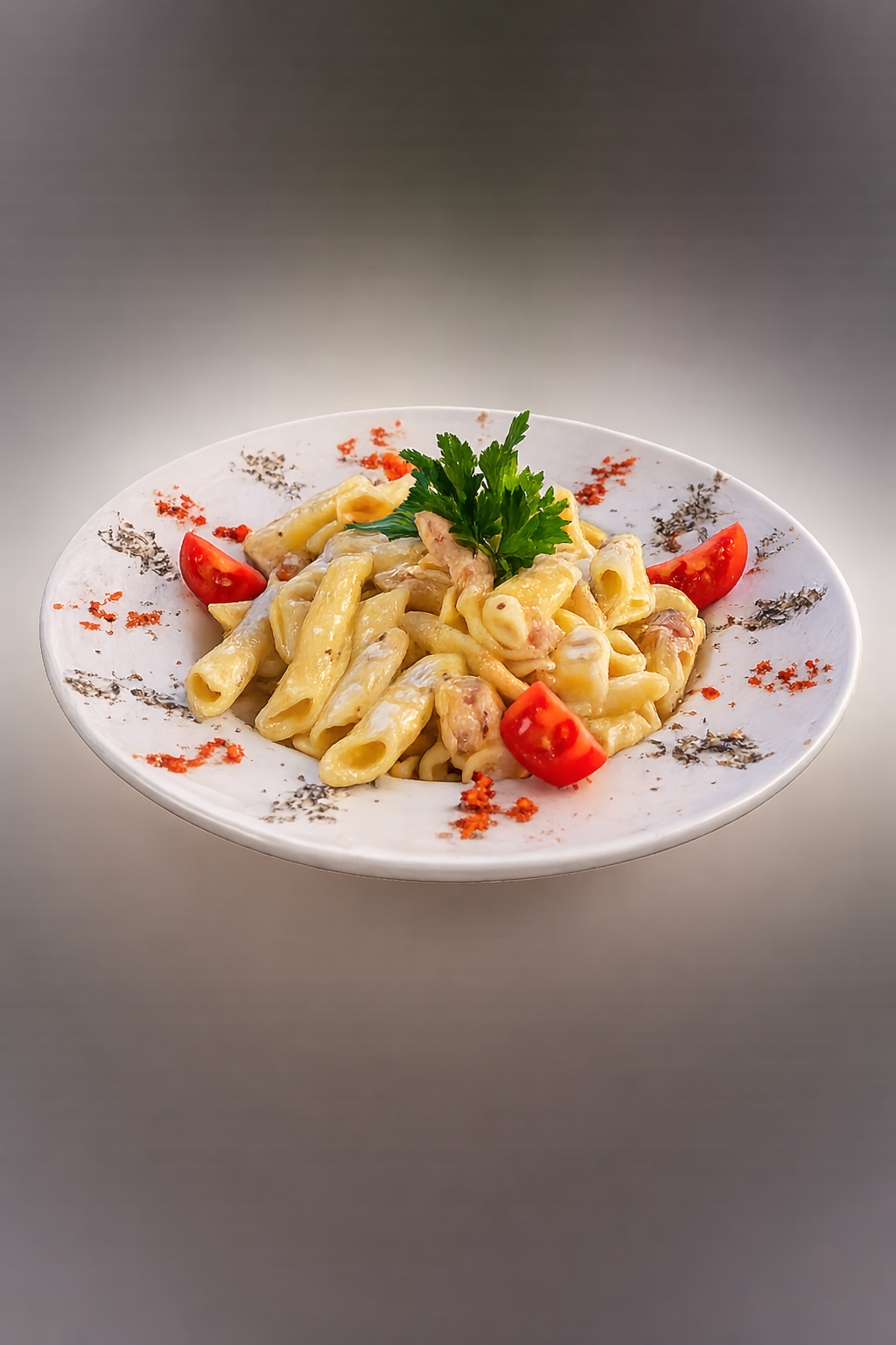 Kremalı tavuklu makarnam